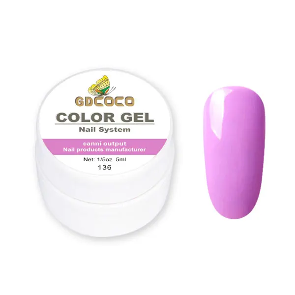 136 86153 GDCOCO Venalisa живопись Гель Soak off UV светодиодный 5 мл Одноцветный гель 36 цветов гель лак для ногтей фабрика canni Чистый гель лак для ногтей - Цвет: 136