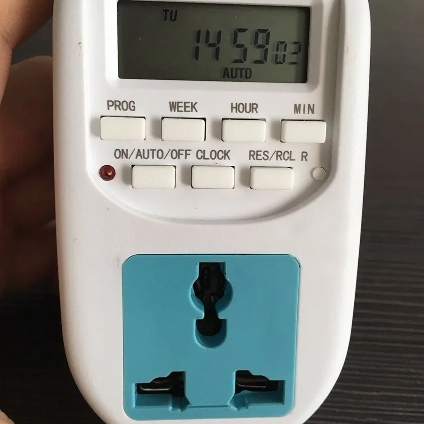 Высокое качество 24 часа таймер 220 V-240 V 50/60Hz 2000W цифровой выключатель с Таймером С UK socekt и штепсельная вилка британского стандарта