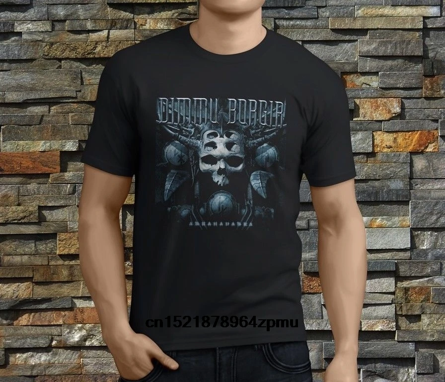 Мужская футболка Dimmu Borgir Abrahadabra металлическая рок группа черный размер funny