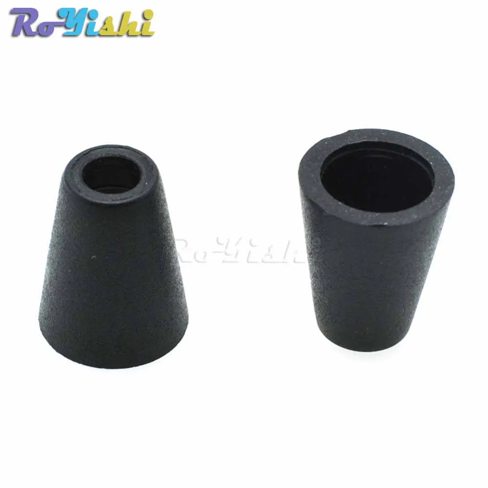 100 штук упак. колокольчик стопор шнур концы Блокировка Пластиковый черный