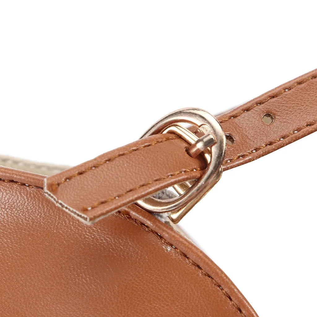 Женские сандалии с ремешками YOUYEDIAN повседневные на платформе закрытым носком