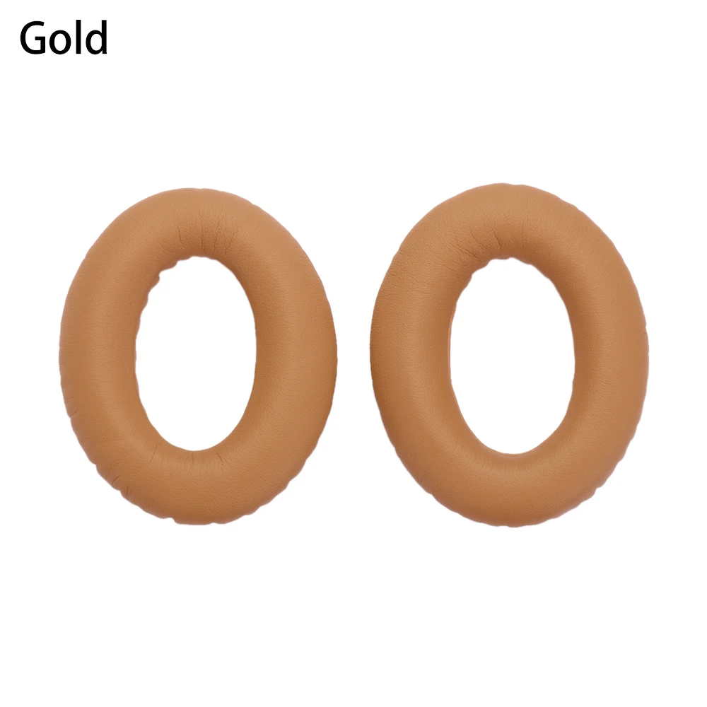 gold 1 пара подушечек для наушников, Сменные подушечки для наушников, амбушюры для Bose quietkomento 35 QC35 QC 35 25 15 QC25 QC15 - Цвет: gold