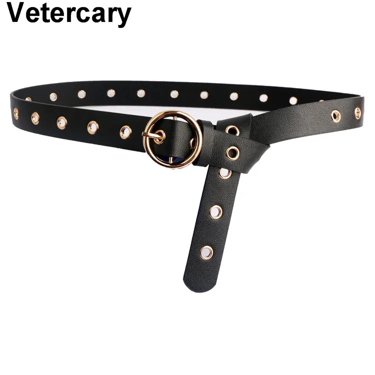 

Round Buckle Belts for Women Solid Fashion Waist Casual Shape Belt jeans Feminino Ceinture Femme Cinturon Mujer Harajuku Cinto