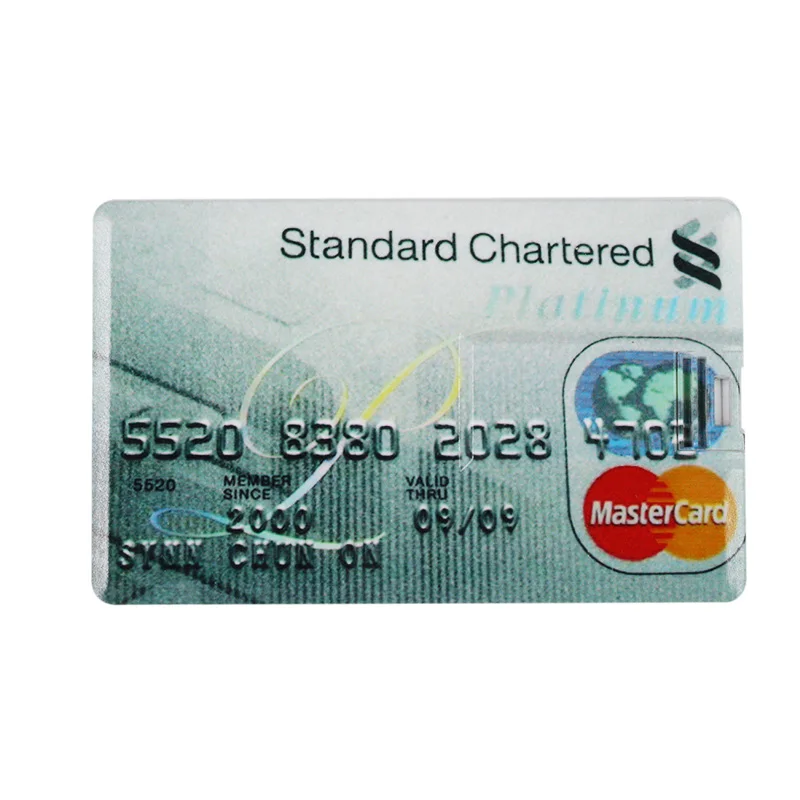 M5 Standard Chartere Кредитные карты Master visa, HSBC, американский экспресс, USB флеш-накопитель, 64 ГБ, 32 ГБ, 8 ГБ, 16 ГБ, usb карта, карта памяти, флешка - Цвет: M5 Standard Chartere