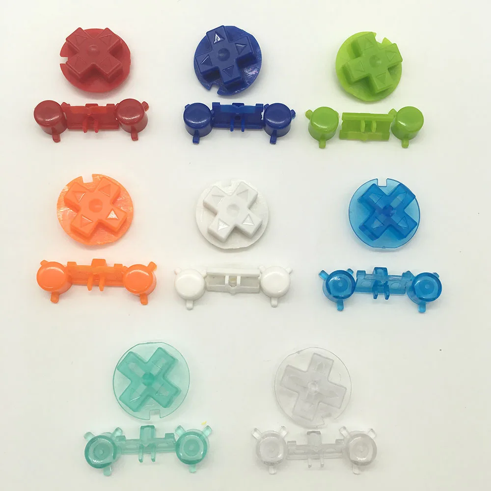 32 комплекта разноцветные кнопки A B для клавиатуры Gameboy Pocket GBP включения и