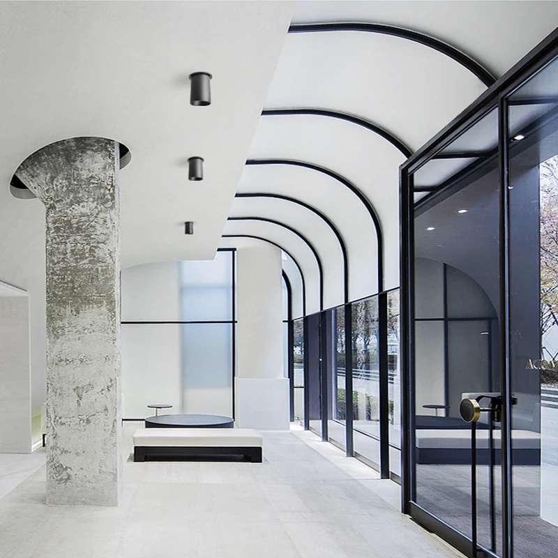 Светодиодный точечный светильник потолочный простой скандинавский с