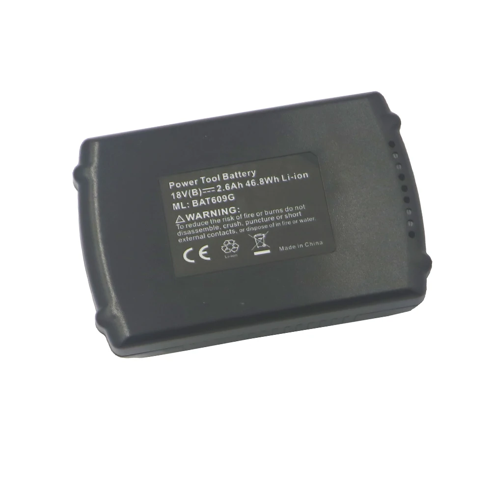 DVISI 18 V 2000 mAH/2600 mAH литий-ионный аккумулятор+ 18 V 14,4 V зарядное устройство 5 ячеек в комплекте для Bosch bat609 BAT618 17618 HTH182-01 IWH18
