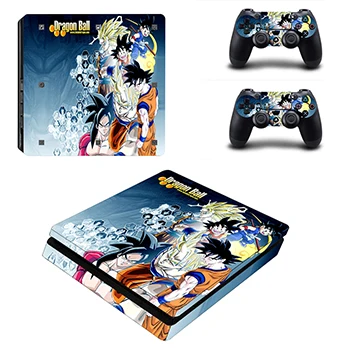 NO.14 HOMEREALLY Ps4 тонкий кожи Dragon Ball сын Goku vegeta Классическая наклейка крышка для sony Playstation 4 slim консоль и контроллер - Цвет: NO.14
