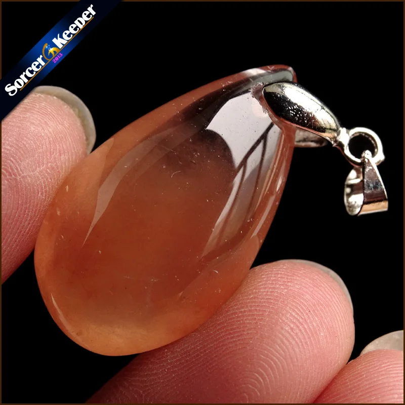 Женское ювелирное ожерелье модный Редкий Натуральный камень красный мех кролика