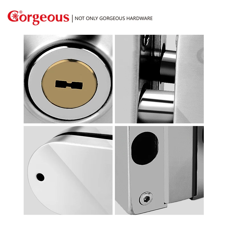 Великолепные 3 ключа из нержавеющей стали Панч Бесплатная двойная дверная