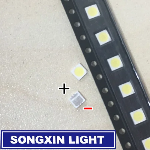 50 шт. светодиодная подсветка высокой мощности 2 Вт 3535 6 в|led tv application|led seoulwhite led |