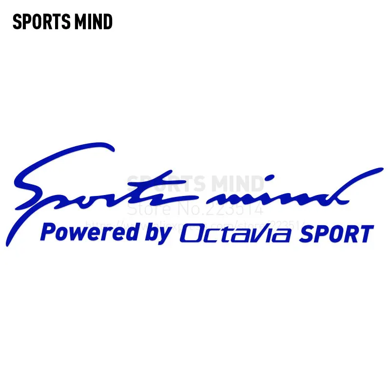 2 Pieces Customizatable Sports Mind Car Styling exterior accessories Automobiles Sticker For skoda octavia a5 a7 | Автомобили и