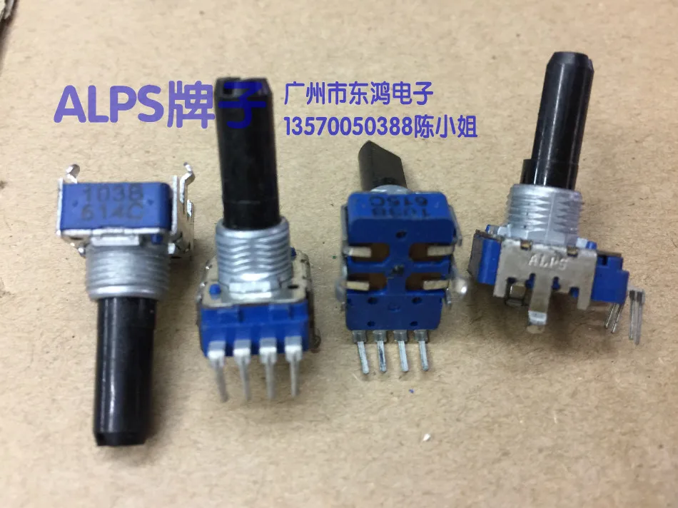 1 шт./лот ALPS Alpine Тип RK11 потенциометр B10K ось длинная 20 мм Сумка 4 линии Gong pattern |