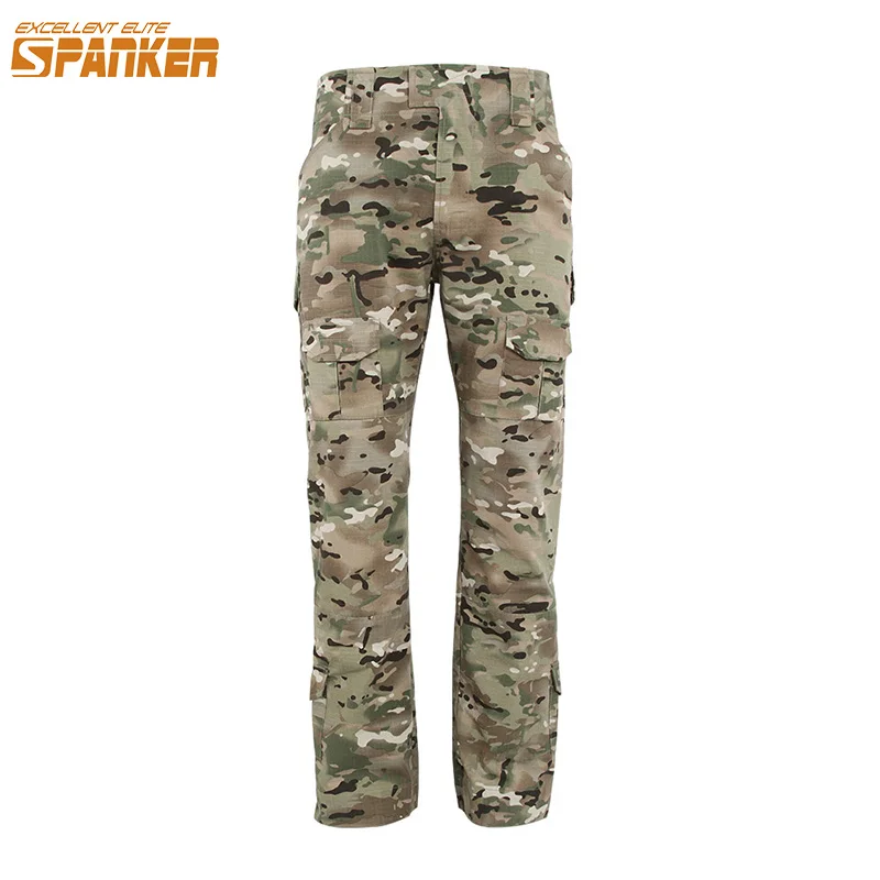 EXCELLENT ELITE SPANKER Men Combat Assault Camouflage Pants Outdoor Army Military Trousers Hunting Cargo Pants Tactical Joggers
