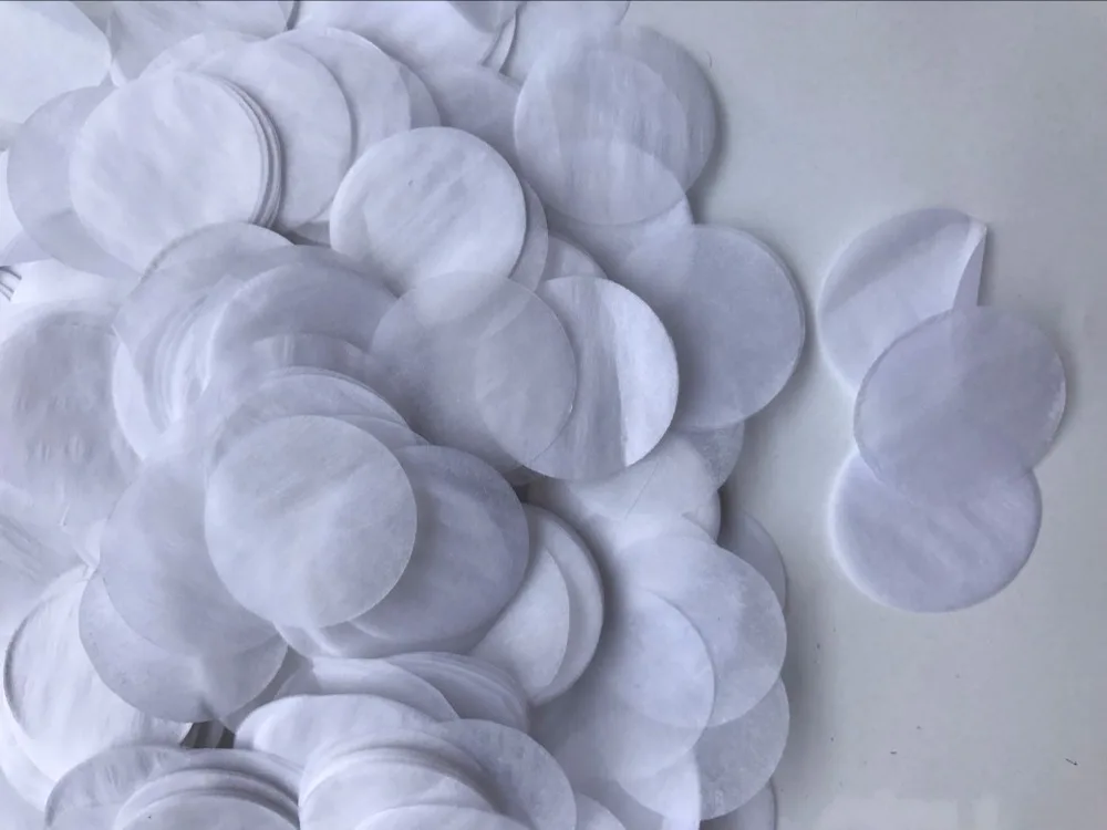 15 г/пакет 2 5 см шар ткань конфетти Декорация свадьба день рождения круглая бумага