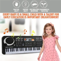 musical mic 61key piano electronic portable instrument kid keyboard toy brinquedo oyuncak juguete for children d4