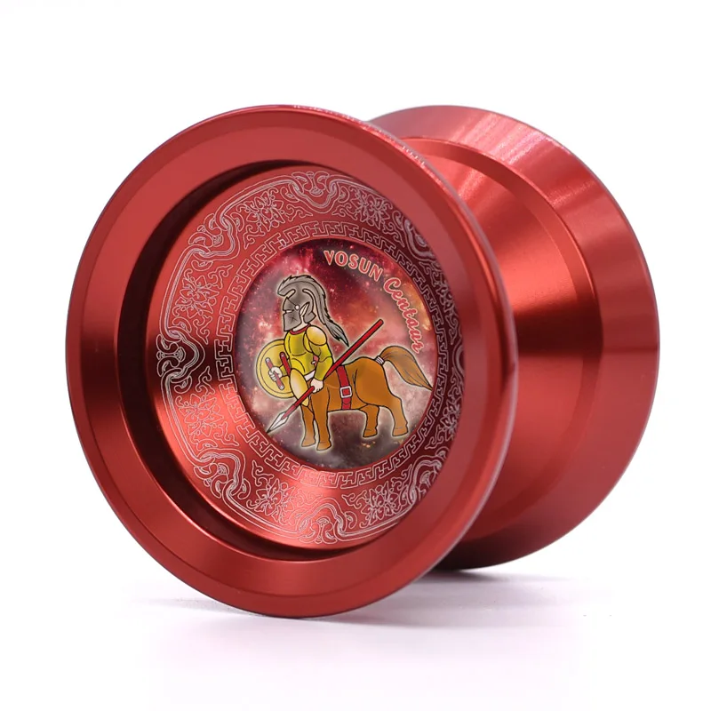 Красный VOSUN SN1-Myth YOYO сплав/металл yoyos Профессиональный YOYO 10 шариковый подшипник классическая игрушка для детей подарок 1A 3A 5A - Цвет: Красный