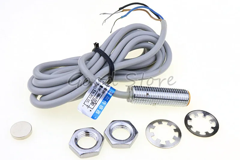 NJK-5001D magnet Inductive hall sensor Proximity Sensor M8 10mm 100mA NPN NC Magnetic switch induction Switch Y | Обустройство дома