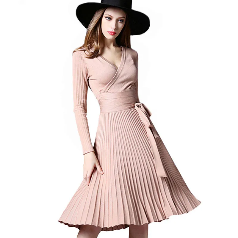 Женское облегающее платье с V образным вырезом в винтажном стиле|bodycon dress|office dressplus