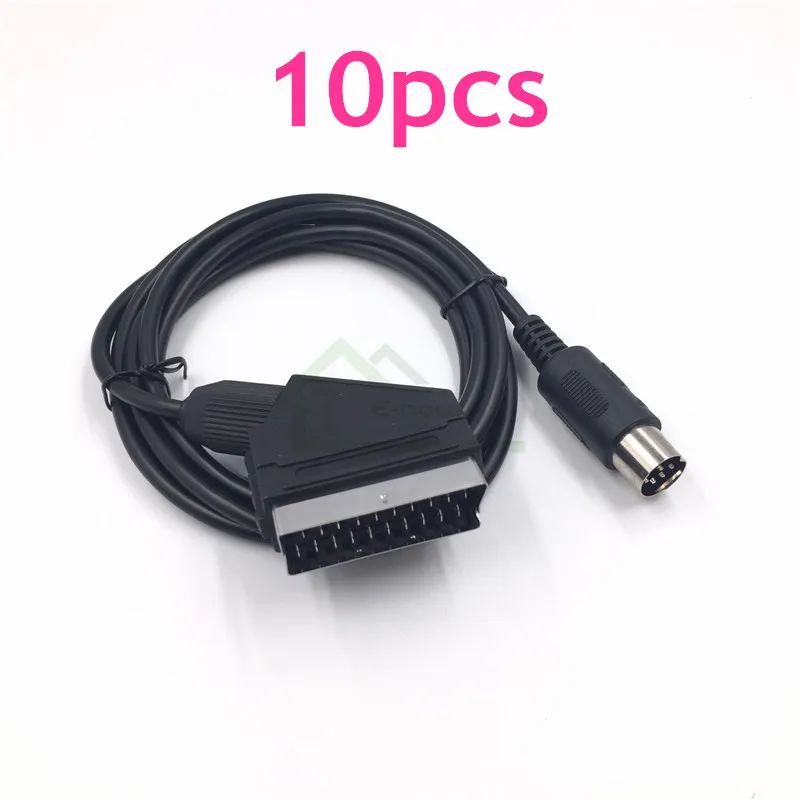 10 шт. V pin RGB Scart кабель для sega Megadrive 1 бытие Master Системы аудио видео AV кабели