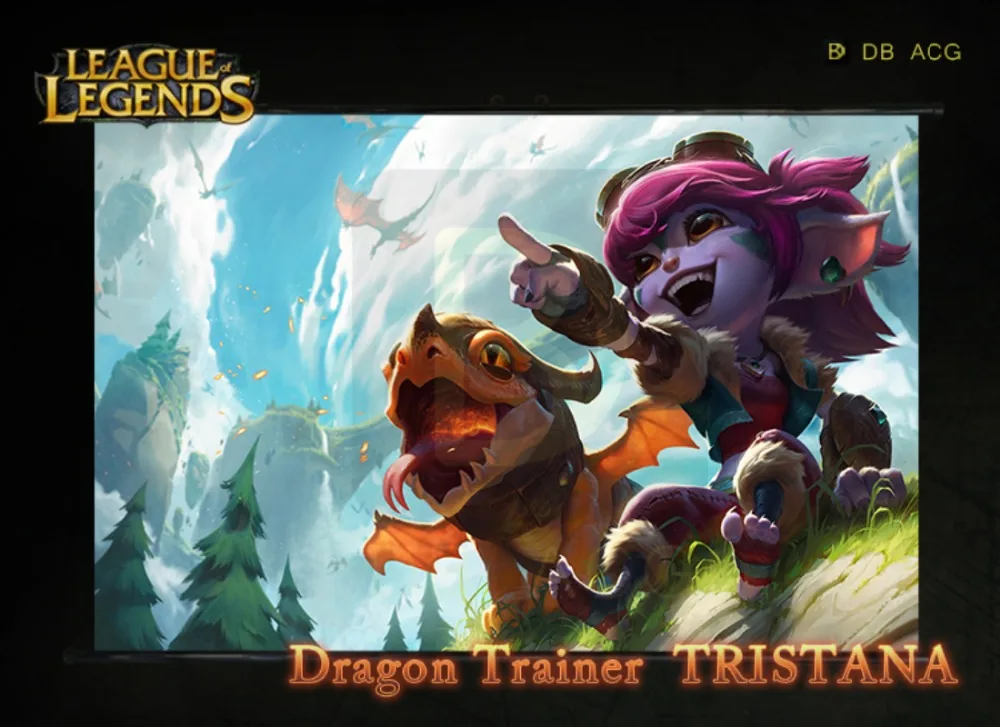 &quotLeague of Legends: Tristana&quot HD игра свитки Плакат Бар Кафе украшение дома баннеры висит