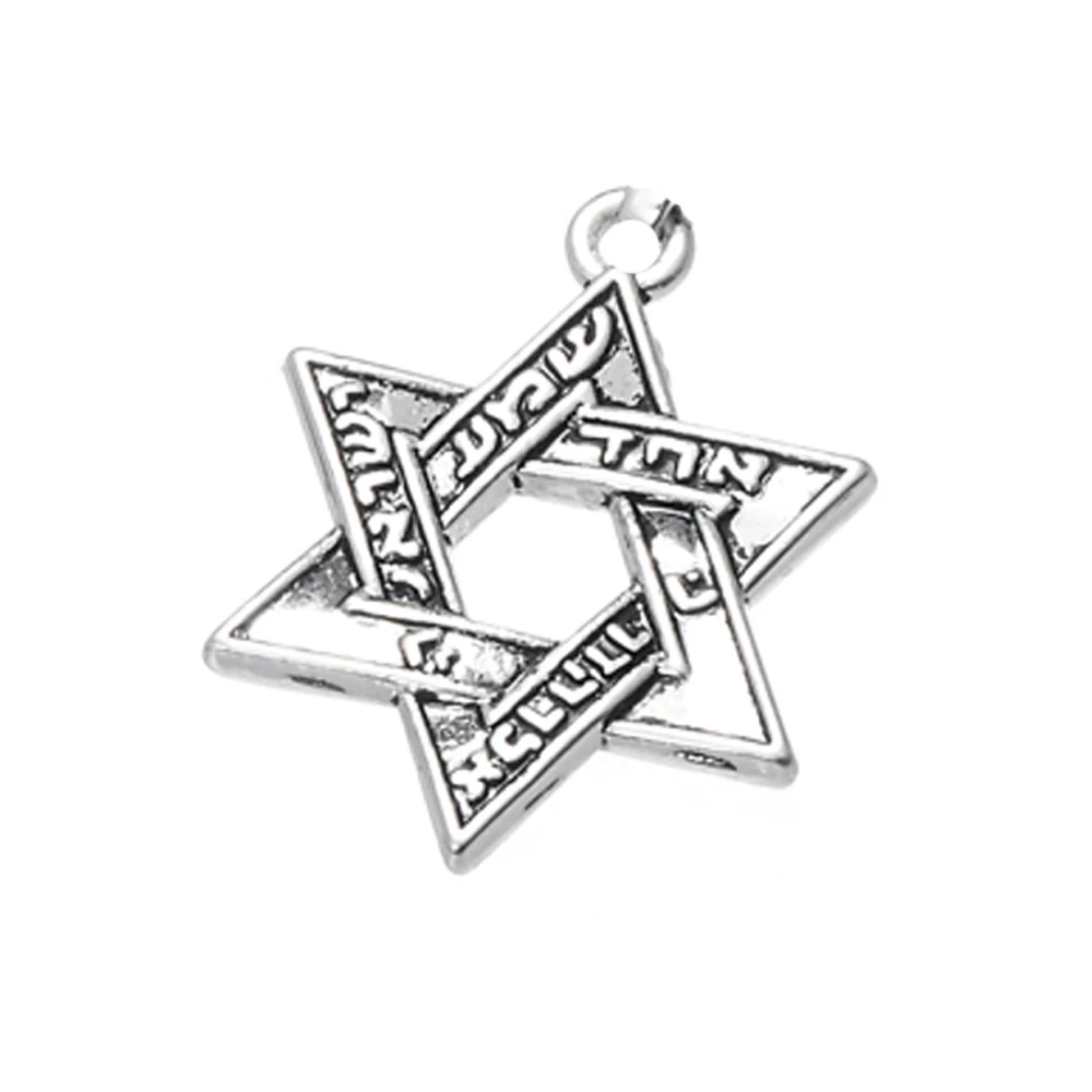 Круглый рыболовный крючок со звездой Давида этнические скандинавские руны