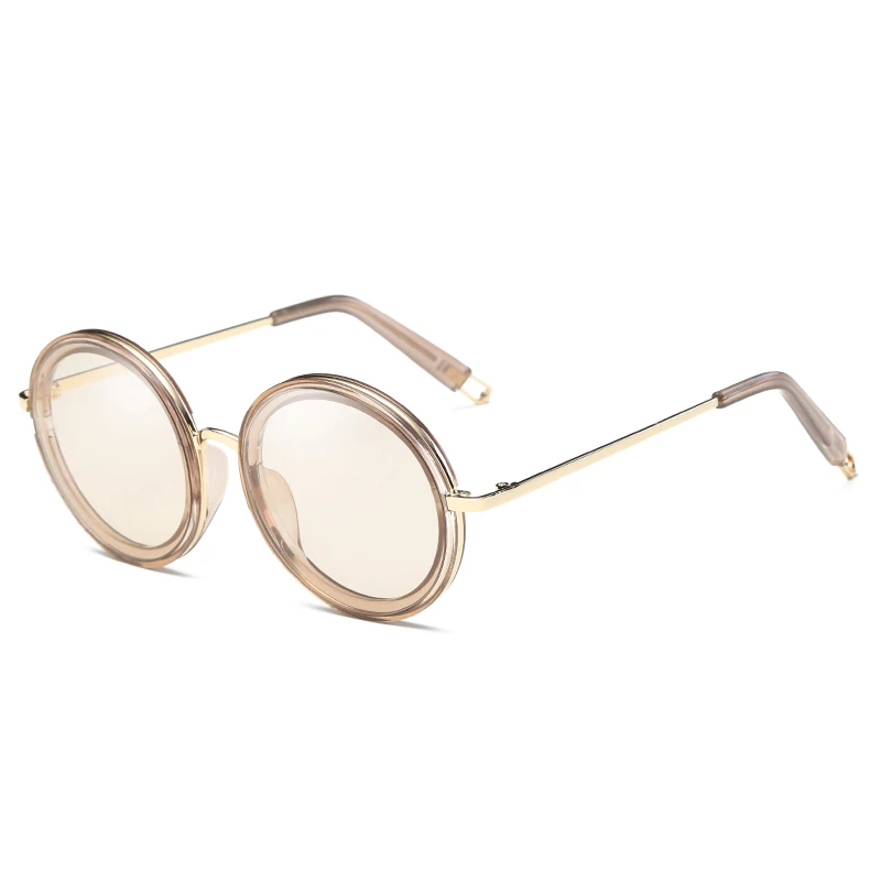 Металл + pc круглый стимпанк очки Для мужчин женщин модные Брендовая Дизайнерская