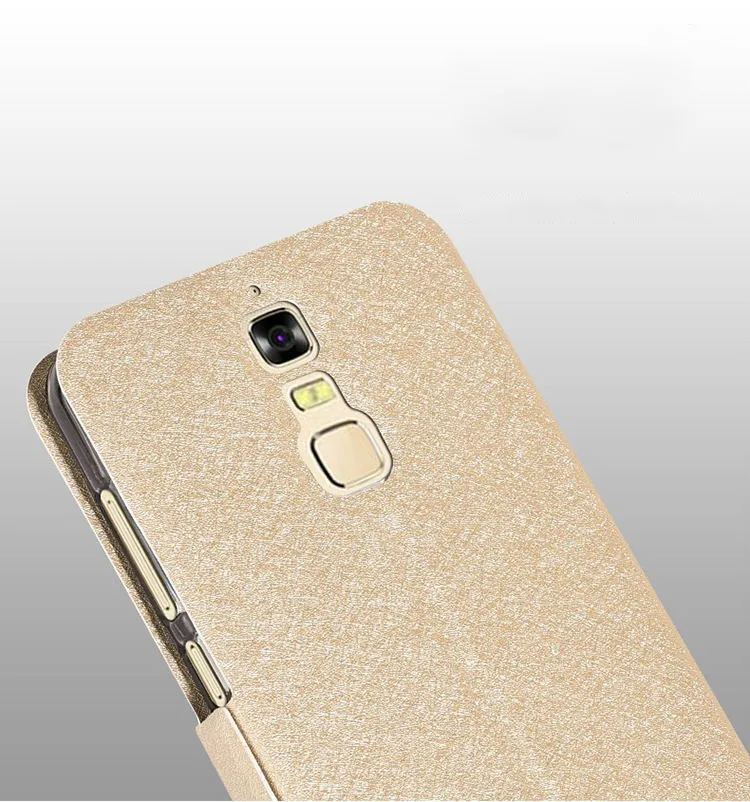 Кожаный чехол с окошком для ZTE Blade A610 Plus роскошный книжка подставкой A2 V0730 телефона