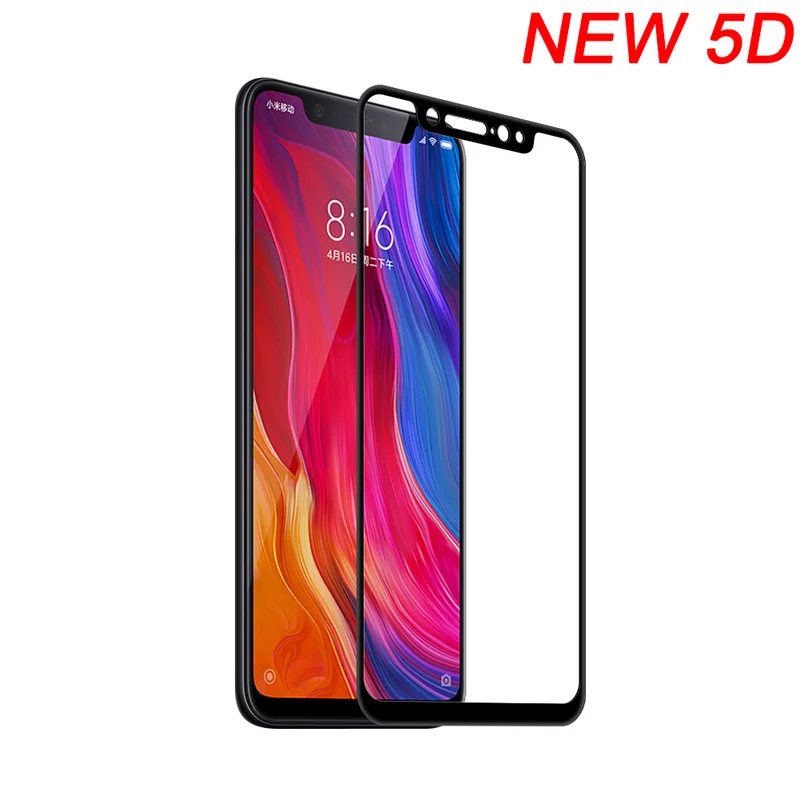 Закаленное стекло 5D на весь экран для Xiaomi Redmi Note 5 Mi 8 Mix2 6X A2 A1 SE 6 5X Note4x