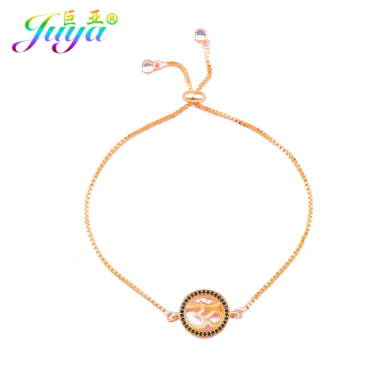 Женские и мужские индийские браслеты Juya Fashionalbe с микро цирконием подвеска