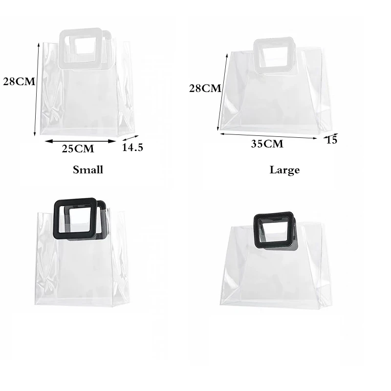 2020 прозрачные сумки из ПВХ сумка тоут для женщин женская покупок Вместительная