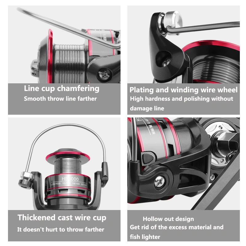 Full metal fishing line wheel rocker arm professional grade rod high precision spinning | Спорт и развлечения