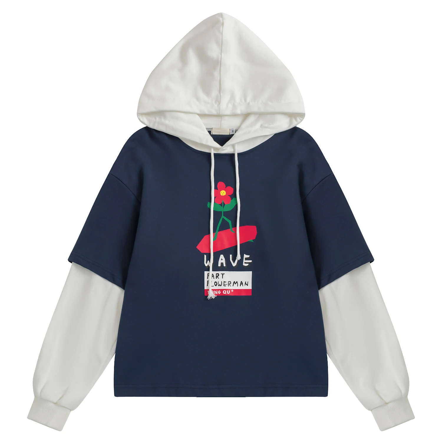 2019 Новинка женское весеннее пальто куртка толстовка с капюшоном длинными