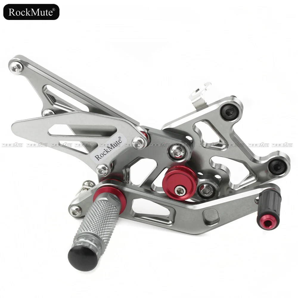 Подножки для мотоцикла для Honda CBR 600RR CBR600RR 2007- ЧПУ Регулируемая подножка рычаг переключения передач тормозной педальные подложки для ног сзади комплект