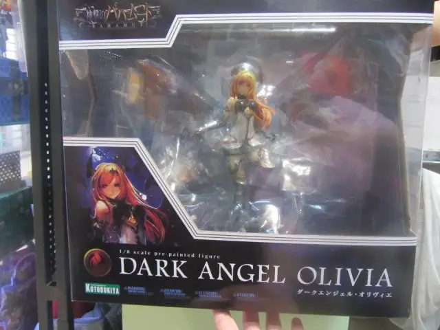 Kotobukiya Rage Of Bahamut 29 см Темный ангел Оливия Ани статуя Сексуальная Brinquedos фигурка Аниме игра фигурка экшн и игрушка фигурка - Цвет: Черный
