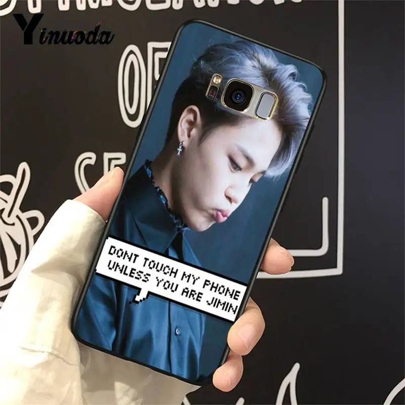 Чехол Yinuoda для Galaxy S9 Korea Star't Touch Me окрашенный чехол смартфона Samsung S8 plus plus|Бамперы|