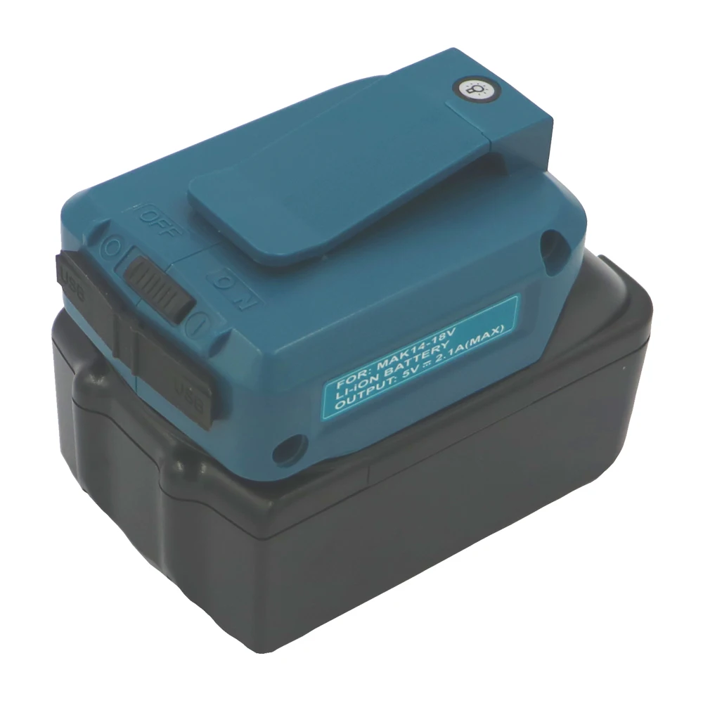 ADP05 для makita BL1430 BL1440 BL1830 BL1840 зарядка через usb адаптер конвертер инструменты батареи power Bank для зарядки телефона Ipad