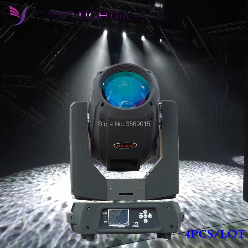 4 шт./лот двойная Призма Шарпи 350 Вт движущаяся головка света Быстрая Бесшумная