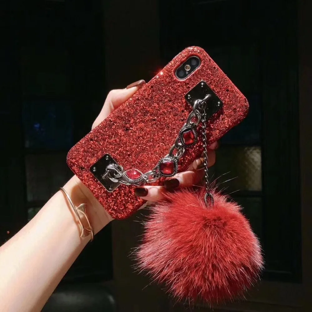 Hazy beauty For iPhone X XS Max XR Case Luxury Glitter Jewelled Pattern Phone Hard Cases iphone 6S 7 8 plus Back Cover |