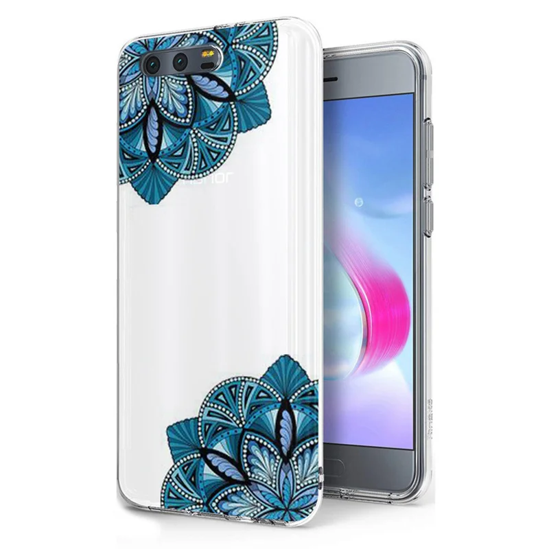 TPU Luxury For Huawei P9lite/P8 Lite 2017 Y5ii /Honor P Smart/P10 design Silicon Mandala Cover Case Fundas A094 |