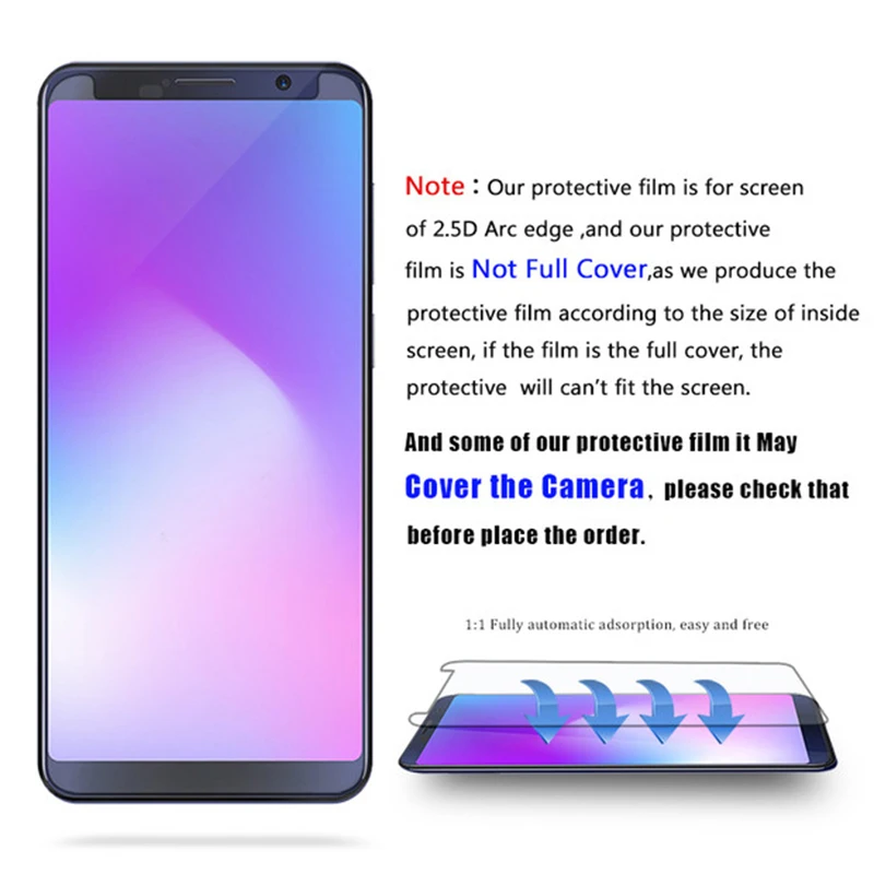 Ocolor для Cubot X19 прозрачная защитная пленка для экрана из закаленного стекла Замена для Cubot X19 легкое в установке защитное стекло