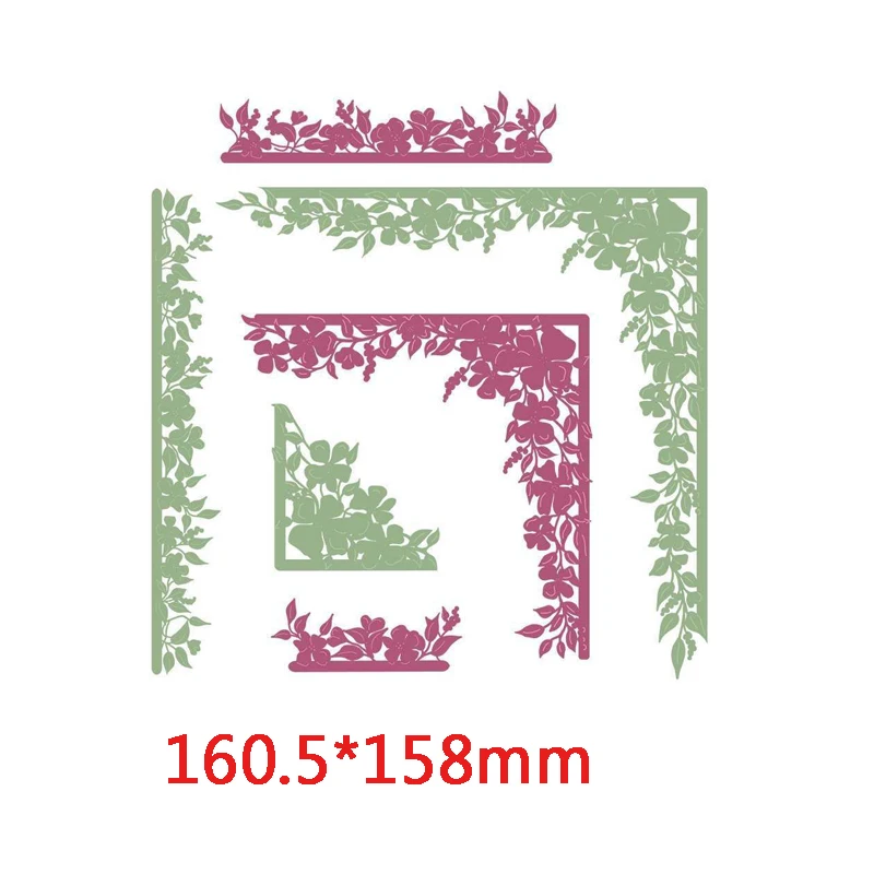 Травяная кромка рамка металлические штампы трафареты для сделай сам Скрапбукинг