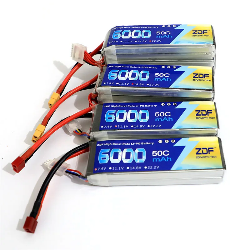 ZDF 11 1 V 6000mAh 50C 100C 3S RC Lipo батарея для квадрокоптера вертолета Traxxas автомобиля осевой