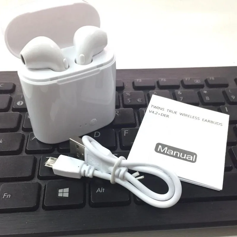 Bluetooth Music Headset Wireless Stereo Earbuds Voice Mini Ear Phones Fone De Ouvido CDE-I7s | Электроника