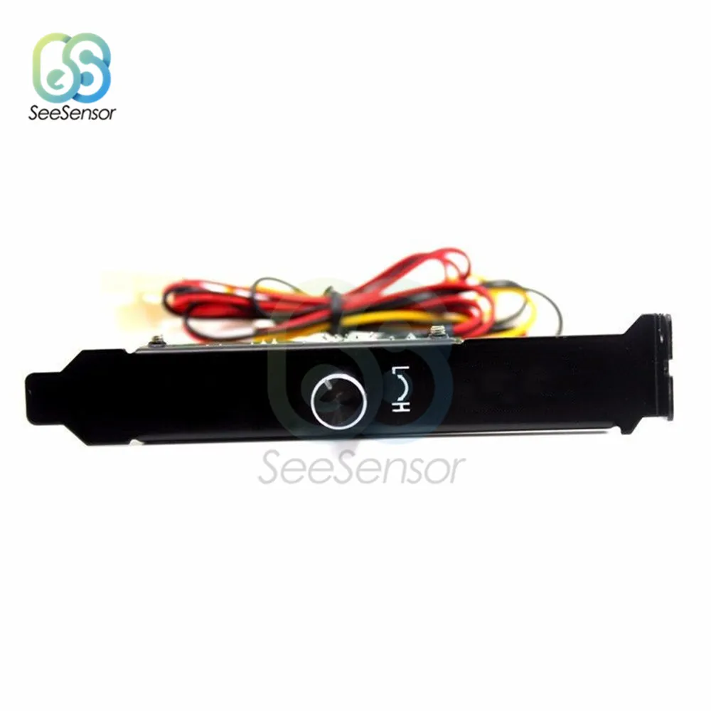 3 канала PC кулер охлаждения вентилятора регулятор скорости с кронштейн pci мощность 12 в 4Pin для cpu чехол HDD VGA вентилятор