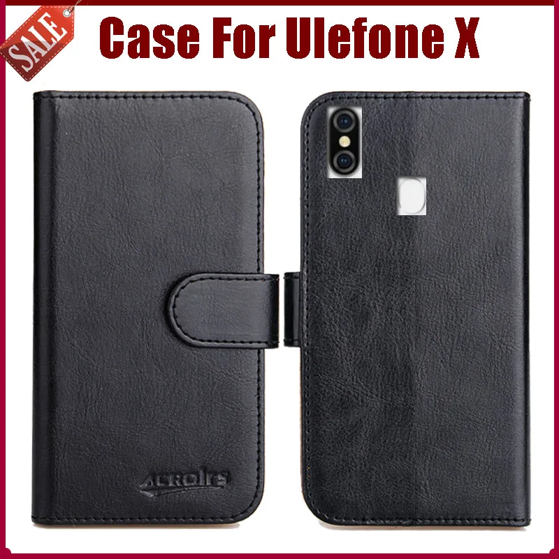

Hot Sale! Ulefone X Case New Arrival 6 Colors High Quality Flip Leather Protective Cover For Ulefone X Case Phone Bag