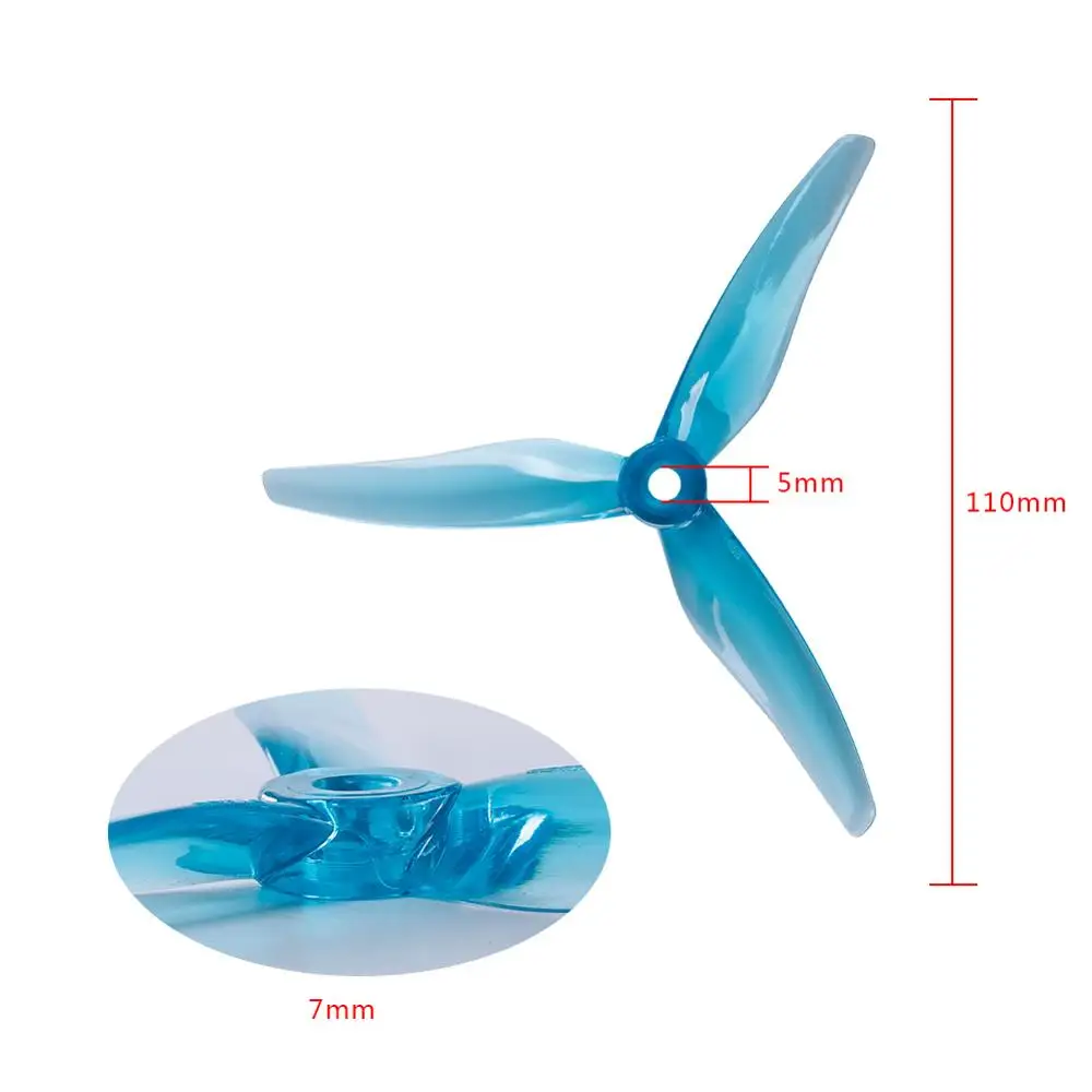 Gemfan 51466 5 дюймов tri blade/3 Лопасти пропеллера prop совместимый 2208 бесщеточный