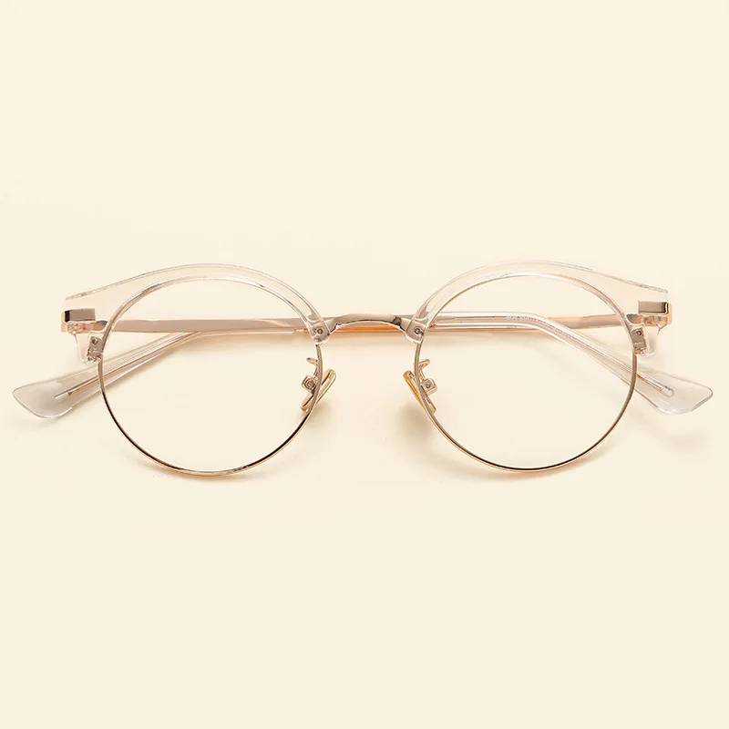 

Vintage Round Eyewear Frame Ultralight Myopia Prescription Glasses Frames Women Men Elegant Brand Designer Spectacles Frame