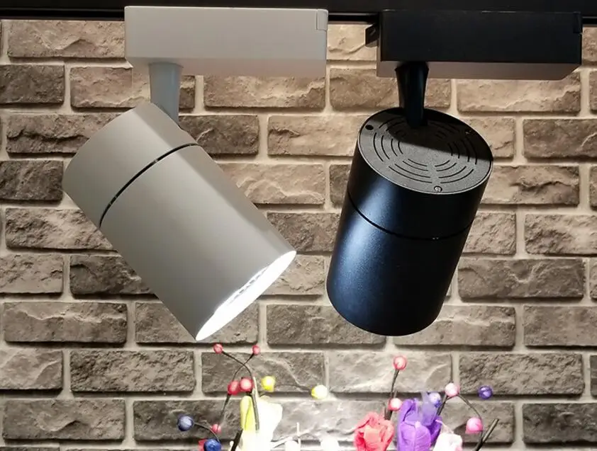 35 Вт 40 E27 PAR30 светодиодные рельсы AC85V 265 V прожектор Регулируемая рельсовая дорожка