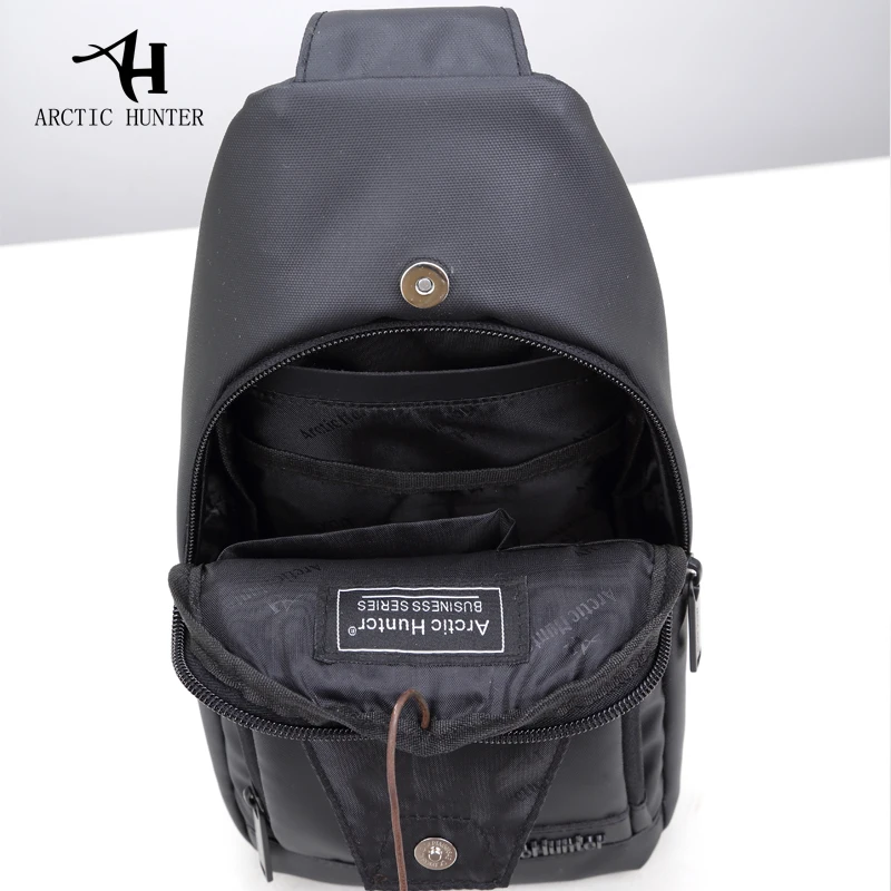 Мужская нагрудная сумка ARCTIC HUNTER водонепроницаемая тканевая мессенджер из ткани